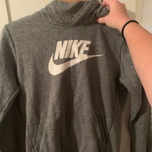 grey girls nike hoodie
